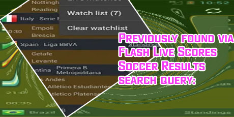 Flashlivescores soccer