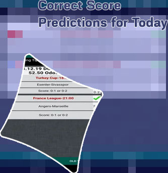 True correct score prediction